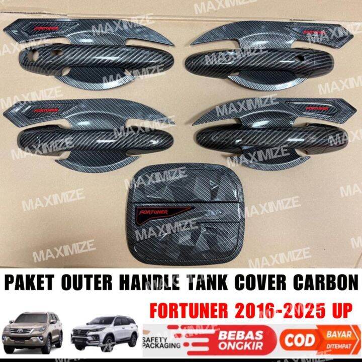 Paket Outer Handle Tank Cover All New Fortuner Gr Trd