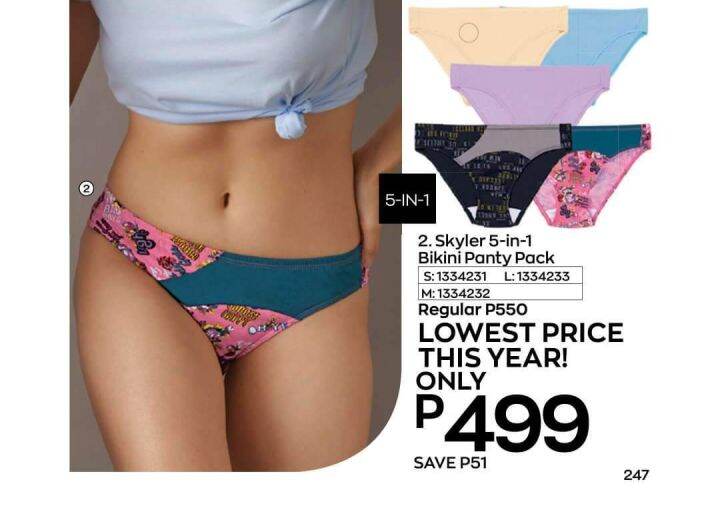 AVON Skyler 5 In 1 Bikini Panty Pack Lazada PH