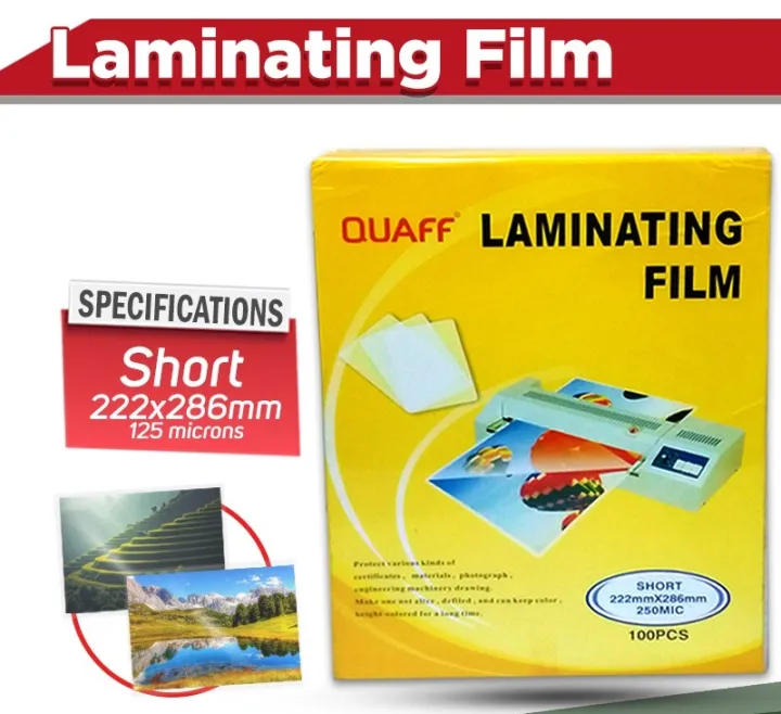 Quaff Laminating Films Mic Pcs Lazada Ph