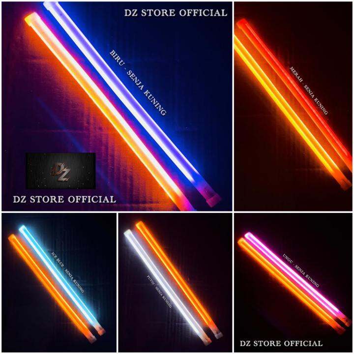 Lampu Drl Alis Cm Slim Flexible Warna Led Sen Running Kuning Senja