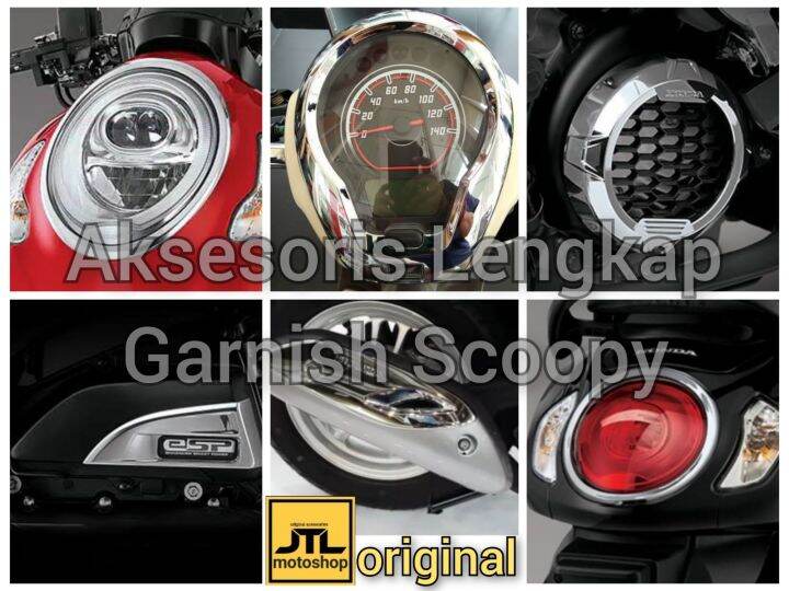 Garnish Honda Scoopy Lengkap Item Original Honda Lazada Indonesia