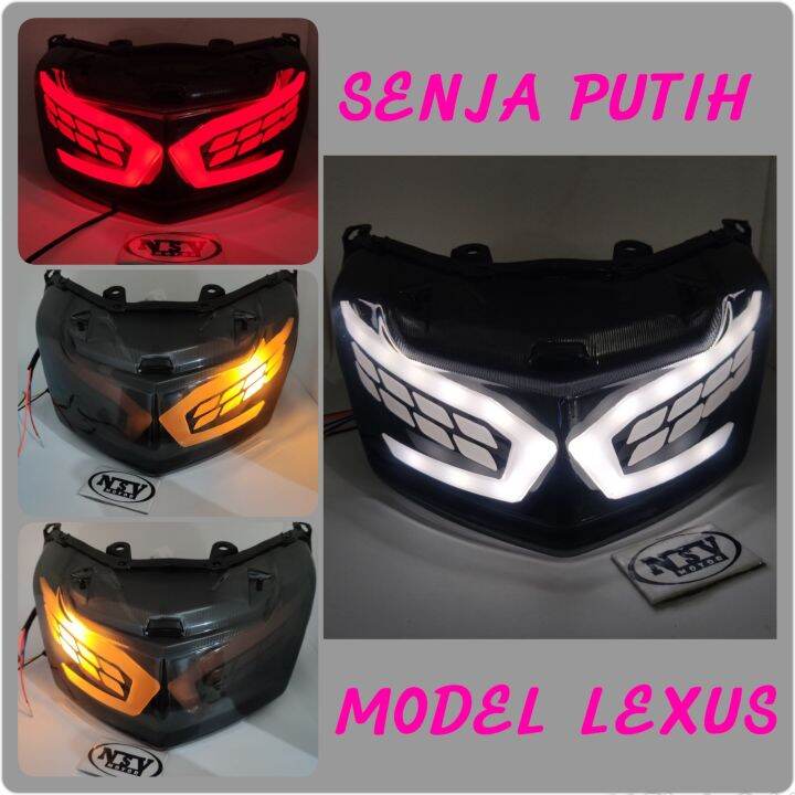 Lampu Stop Nmax Stoplamp Nmax Led Belakang Model Lexus Nmax Lama