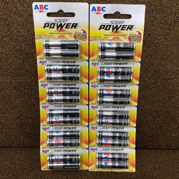 Baterai Abc Super Power Aaa A Battery Abc Super Power Aaa Volt