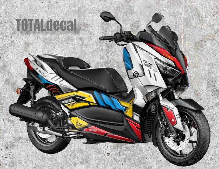 DECAL STIKER STICKER YAMAHA XMAX 250 ST 20 ROBOTIK VARIASI FULL BODY