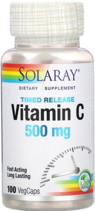 Solaray Vitamin C Time Release Mg Vegcaps Lazada Ph