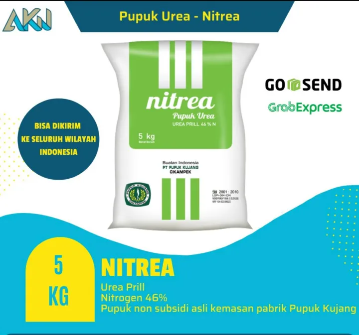 Nitrea Kg Kemasan Asli Pupuk Urea Kujang Non Subsidi Lazada Indonesia