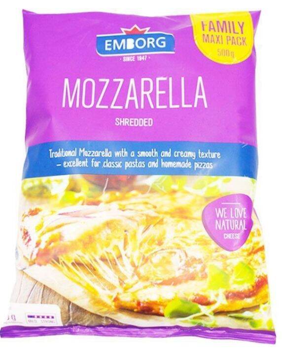 Iline Emborg Mozzarella Shredded Cheese 500g Lazada PH