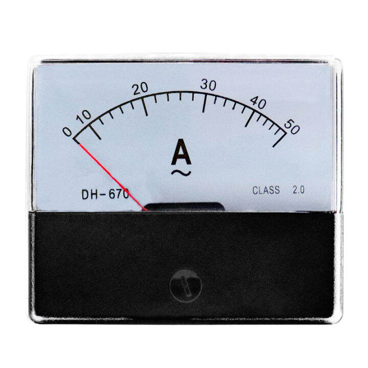 Rectangle Ac A Gauge Analog Ampere Panel Meter Ammeter Dh