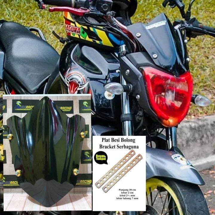 Visor Carbon Yamaha Byson Fi Plus Breket Lazada Indonesia