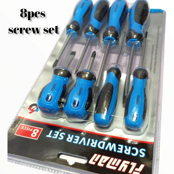 Flyman Screwdriver Set Pcs Flat And Philip Screw Lazada Ph