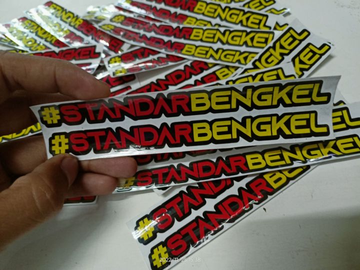 STICKER STANDAR BENGKEL CUTTING Lazada Indonesia