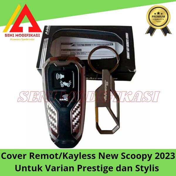 Paket Gantungan Kunci Dan Cover Remot New Scoopy Prestige Stayles 2023