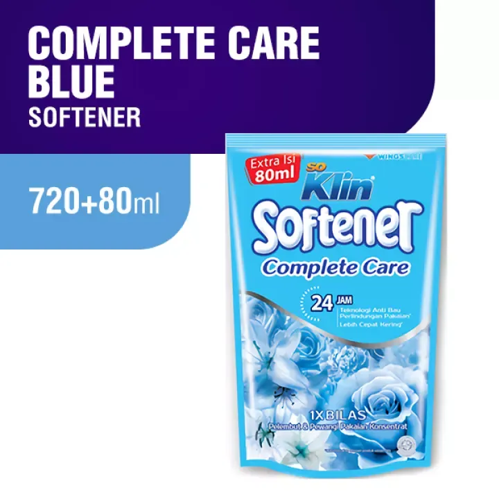 SOKLIN Softener Pelembut Dan Pewangi Pakaian Complete Care Sekali Bilas