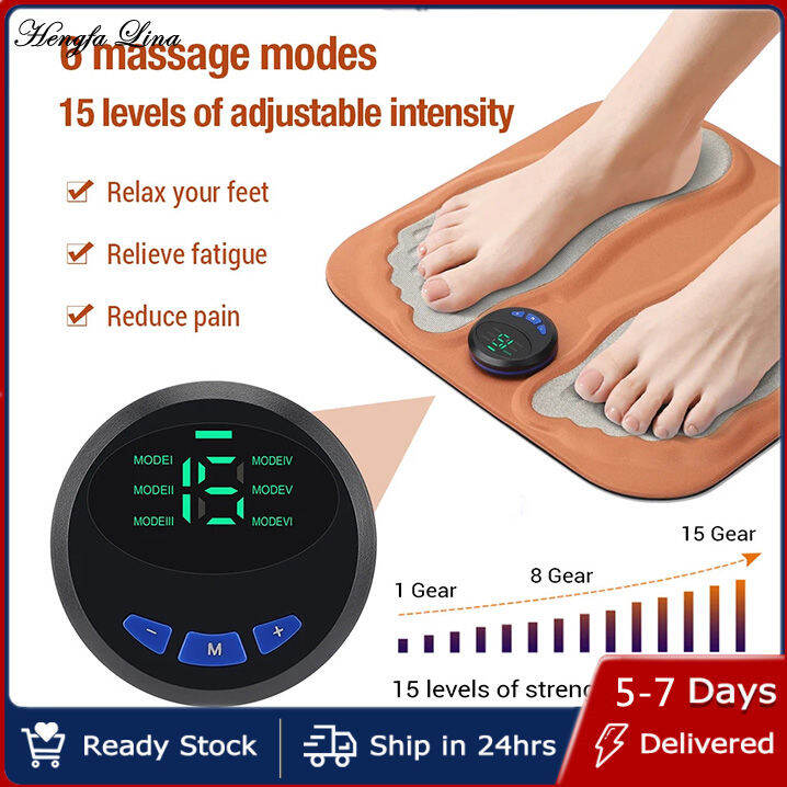 Hengfa Lina Smart Rechargeable D Ems Foot Massage Pad Pulse Relieve