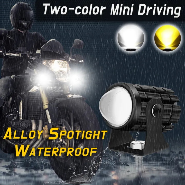 M Kingalloy W Mini Driving Light Spot Light Headlight White Yellow