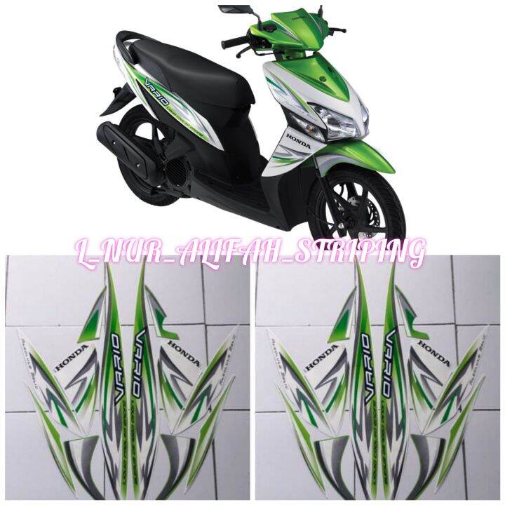 STIKER STRIPING LIS LES POLET BODY MOTOR HONDA VARIO CW KARBU 2012