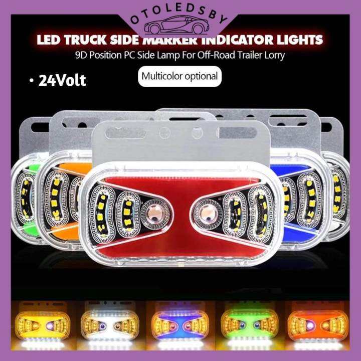 Lampu Bak Truk 24V Sein Running LED Bak Truck Segitiga Model Terbaru