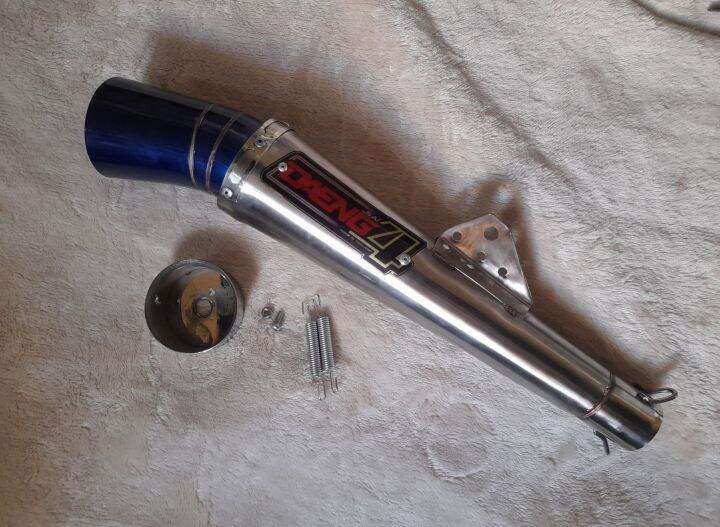 Daeng Sai 4 Conical Pipe CANISTER ONLY 38mm With FREE Silencer BLUE TIP