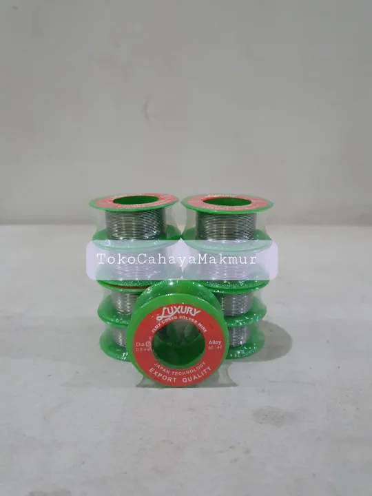 Timah Solder Diameter 0 8mm Panjang 5 Meter Luxury Timah Gulung