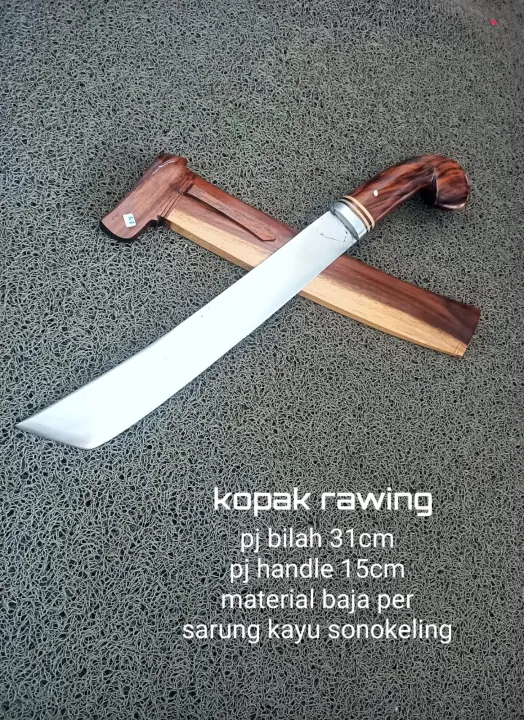 Golok Cibatu Kopak Rawing Baja Per Lazada Indonesia