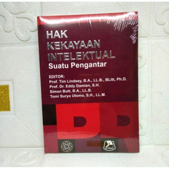 BUKU HAK KEKAYAAN INTELEKTUAL Suatu Pengantar Lazada Indonesia