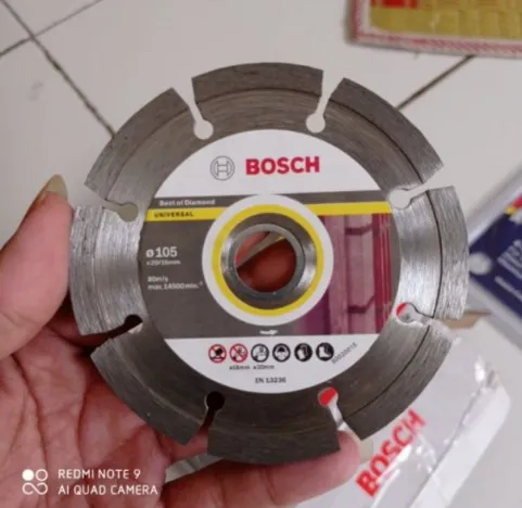 Mata Gerinda Potong Keramik Dan Granit 4 Inch BOSCH Pisau Gerinda