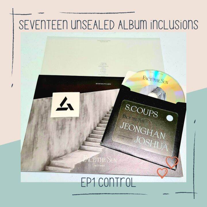 SEVENTEEN FACE THE SUN UNSEALED ALBUM Lazada PH