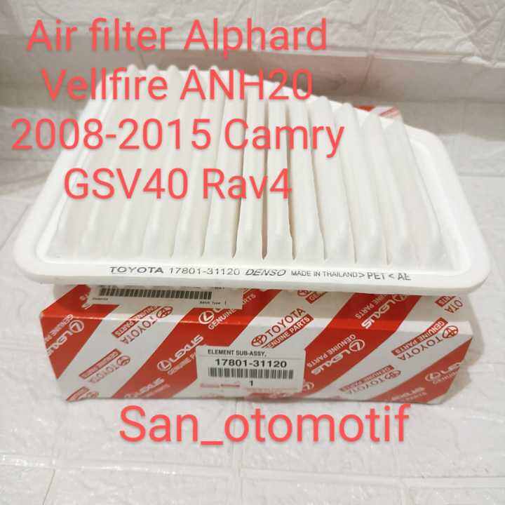 Air Filter Udara Alphard Vellfire ANH20 2008 2015 Camry GSV40 Rav4