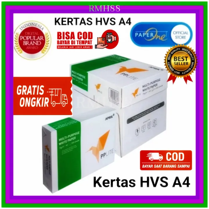 Kertas Hvs A4 PP LITE 1 Rim 500 Lembar Lazada Indonesia