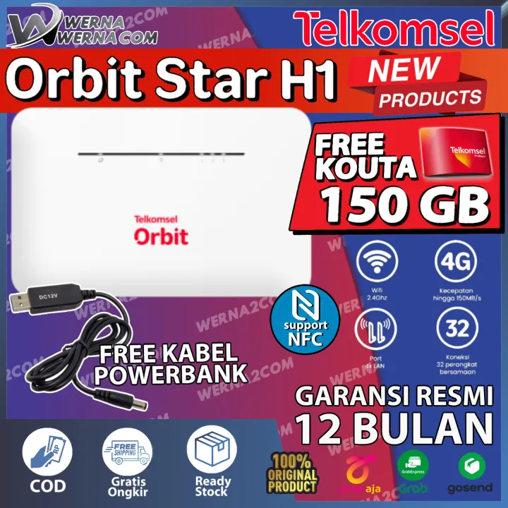 Telkomsel Orbit Star H Modem Wifi G High Speed Bonus Data Gb