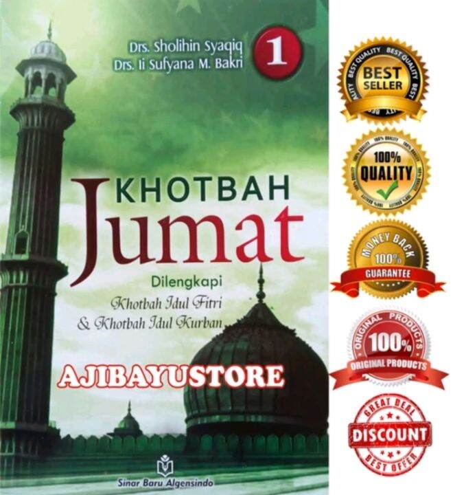 Buku Khutbah Jumat Khotbah Jumat Jilid 1 Dilengkapi Khotbah Idul Fitri