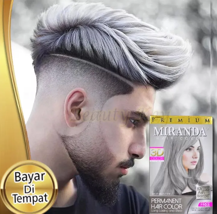 Miranda Mc Ash Blonde Ml Cat Rambut Miranda Warna Abu Abu