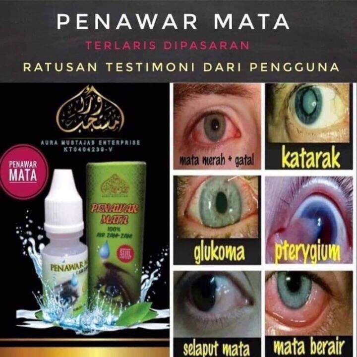 Penawar Aura Mata Mustajab Air Zam Zam Lazada