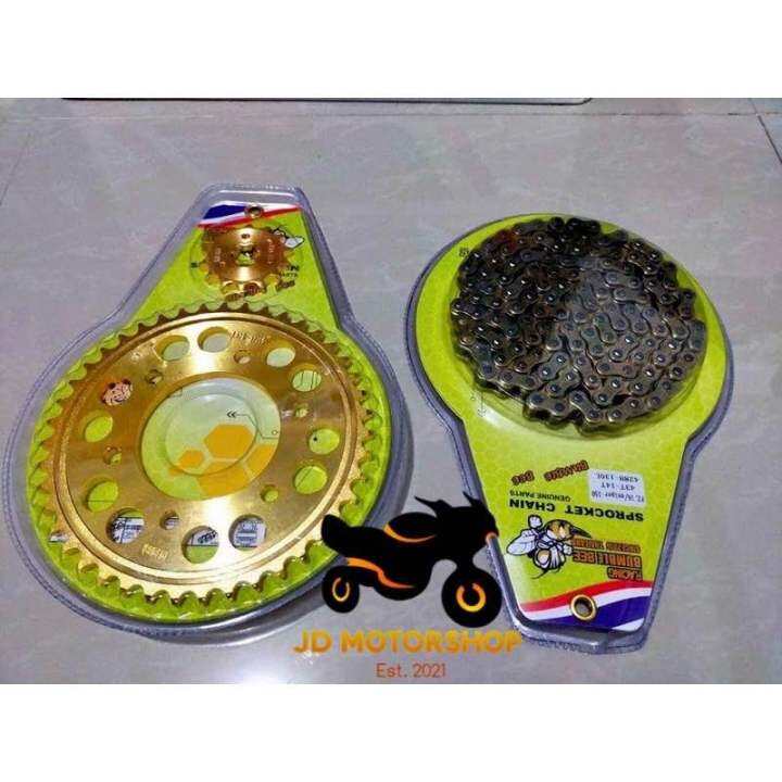 Racing Bumblebee Sprocket Chain Set For Sniper Lazada Ph