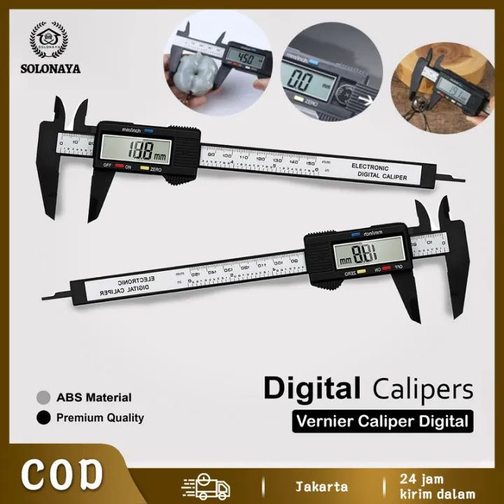 Jangka Sorong Sketmat Sigmat Digital Vernier Caliper Murah Carbon