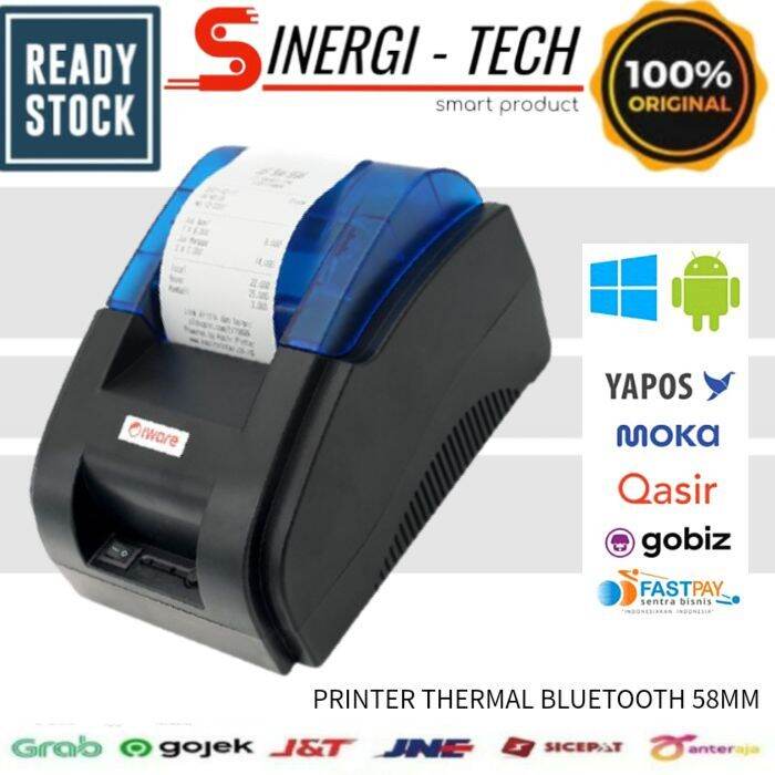 Printer Bluetooth Thermal Mm Iware C Bt Usb Cetak Struk Ppob Dan