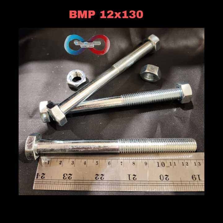 Baut Mur Putih Bmp M X Pcs Lazada Indonesia