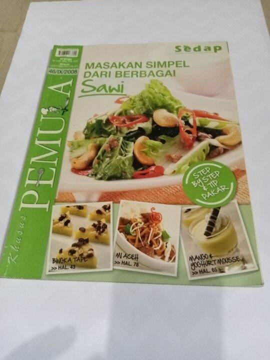 Majalah Sedap Pemula Masakan Simpel Dari Berbagai Sawi Lazada Indonesia