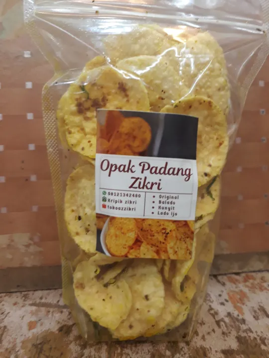 Kerupuk Opak Singkong Khas Padang Kemasan Gr Lazada Indonesia