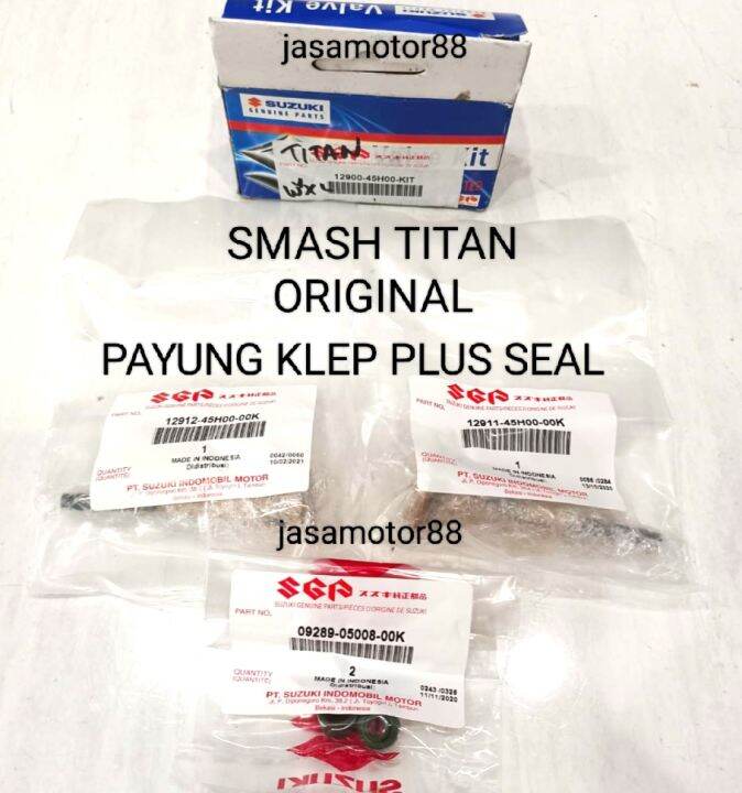 Payung Klep Set Api Minyak In Ex Plus Seal Smash Titan Original