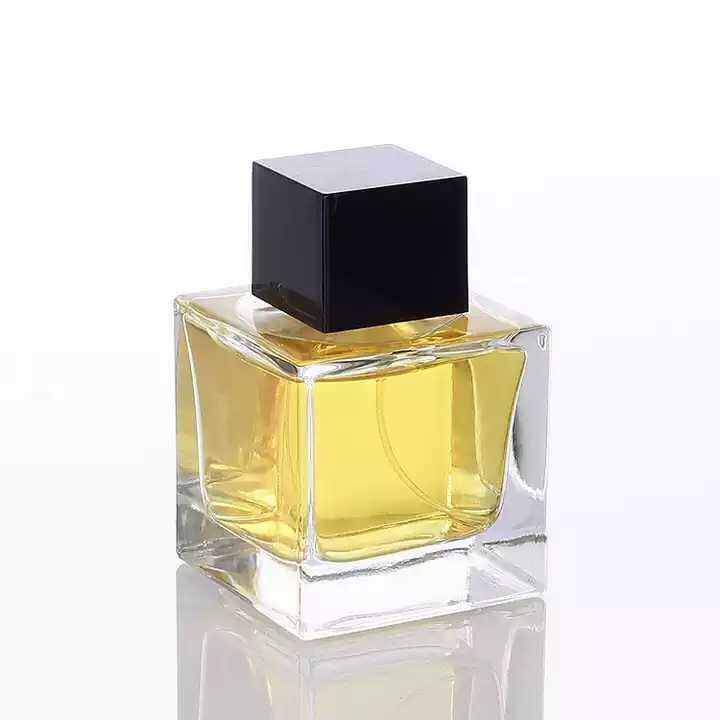 Botol Parfum Kaca Persegi 30ml Botol Semprot Bening Botol Parfum Kaca