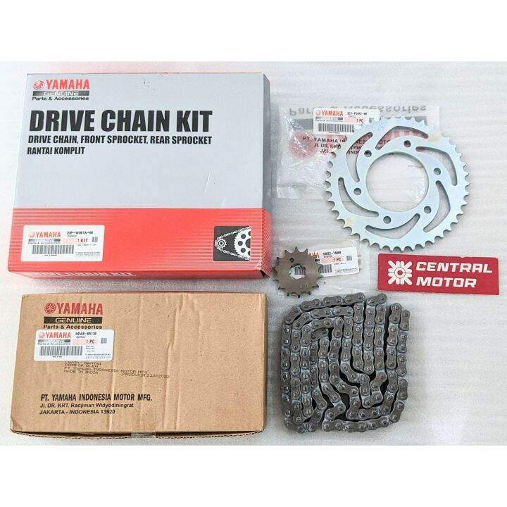 Gir Gear Ger Set Girset Gerset Gearset Chain Kit Rantai Byson Fi