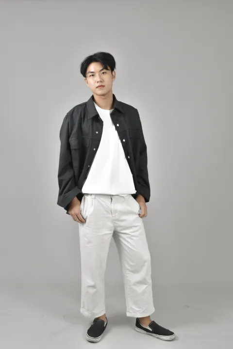 AMUSE COA JACKET เสอแจคเกตผชายสเทา Lazada co th