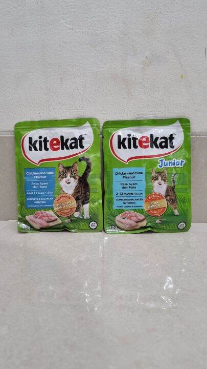 KITEKAT Pouch 70gr All Varian Makanan Kucing Basah Lazada Indonesia