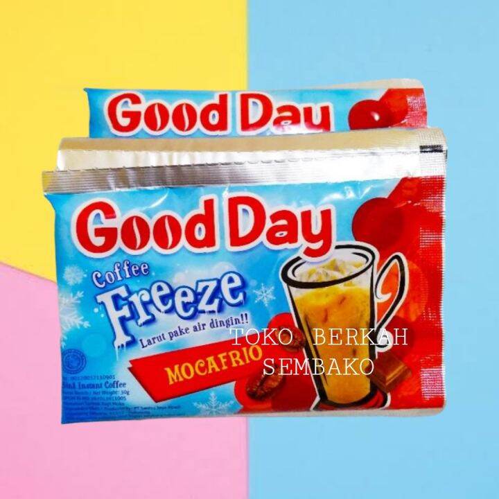 Renceng Good Day Coffee Freeze Mocafrio Isi Pcs Lazada Indonesia