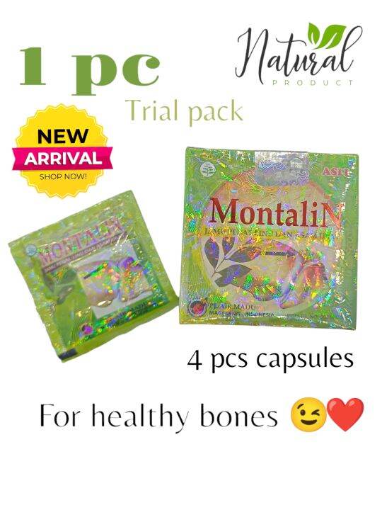 Pc Sachet Montalin Herbal Capsule For Strong And Joint Bones Lazada Ph