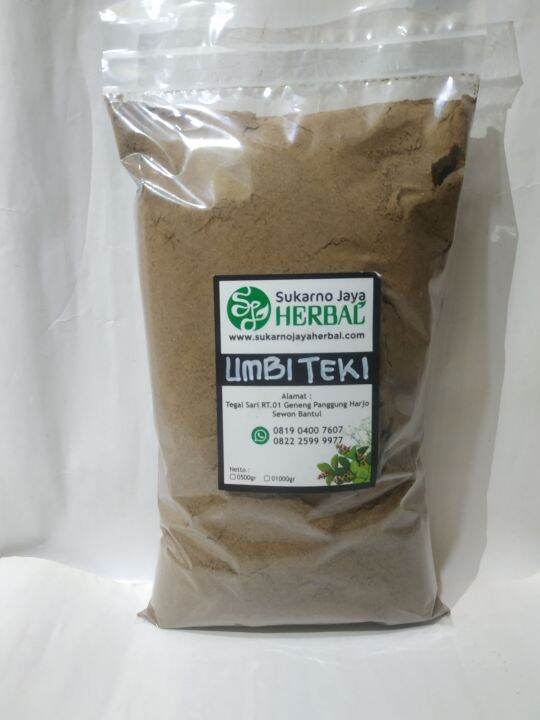 Umbi Teki Bubuk Murni 1kg Umbi Teki Serbuk Murni Lazada Indonesia