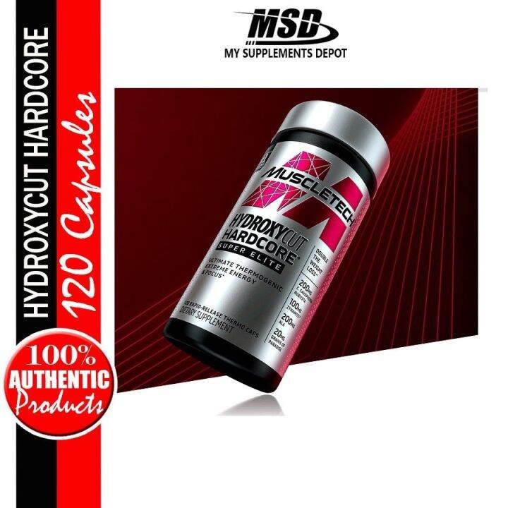 Hydroxycut Hardcore Super Elite 120 Caps Muscletech Lazada PH