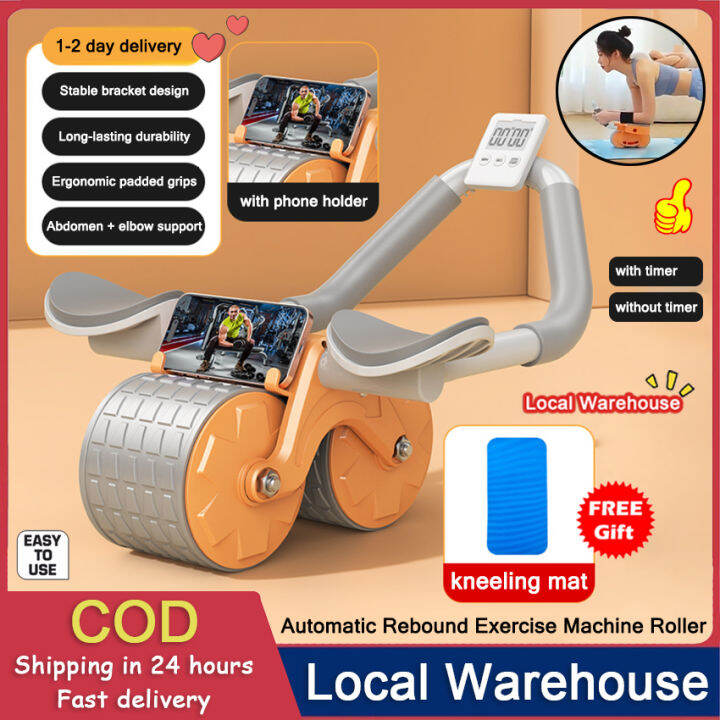 Local Warehouse CODAbdominal Wheel Elbow Support Automatic Rebound