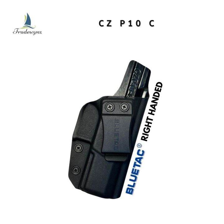 Bluetac IWB Concealment Kydex Holster For CZ P10C Black Right